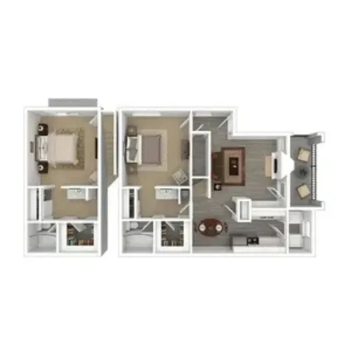 The Arbors on Oakmont Fort Worth FloorPlan 14