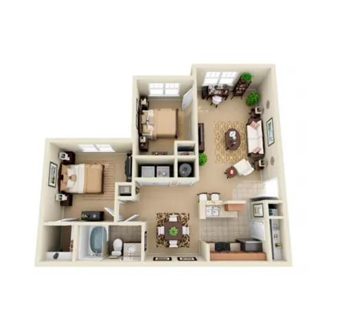 The Atlantic Station Fort Worth Floorplan 2