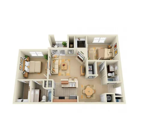 The Atlantic Station Fort Worth Floorplan 4