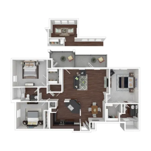 The Berkeley Fort Worth floor plan 9