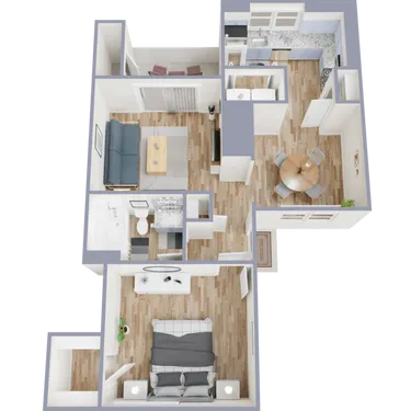 The Blakely Apartments Arlington Floorplan 2