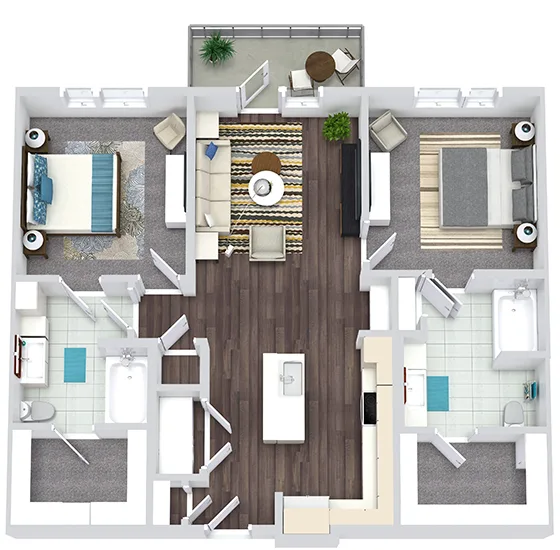 The Bowery at Southside Fort Worth Floorplan 12