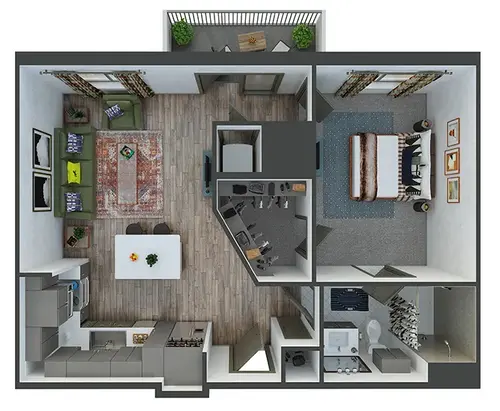 The Bowery at Southside Fort Worth Floorplan 5