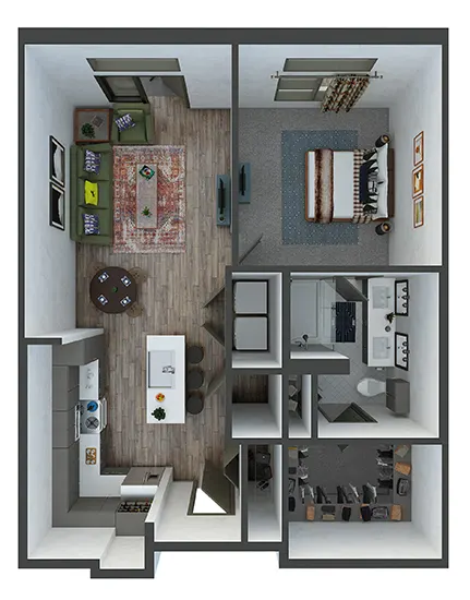 The Bowery at Southside Fort Worth Floorplan 8