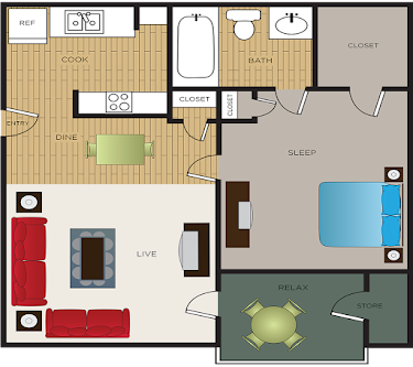 The Brittany Fort Worth Floorplan 2