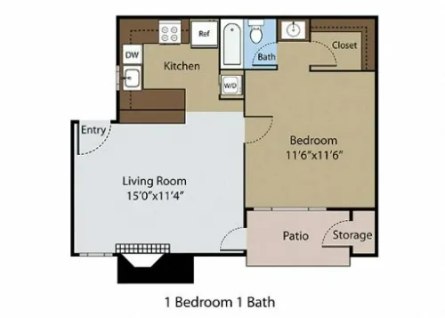 The Creek at Brookhollow Arlington FloorPlan 2