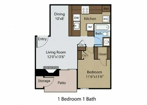 The Creek at Brookhollow Arlington FloorPlan 3