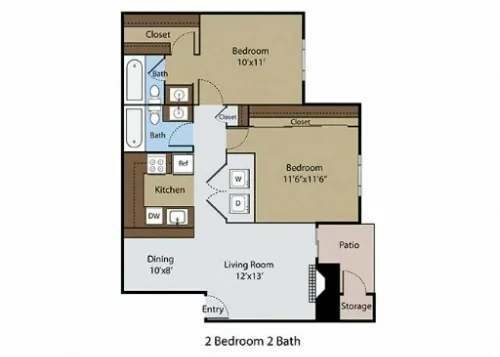 The Creek at Brookhollow Arlington FloorPlan 4