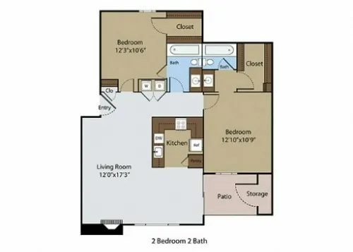The Creek at Brookhollow Arlington FloorPlan 5