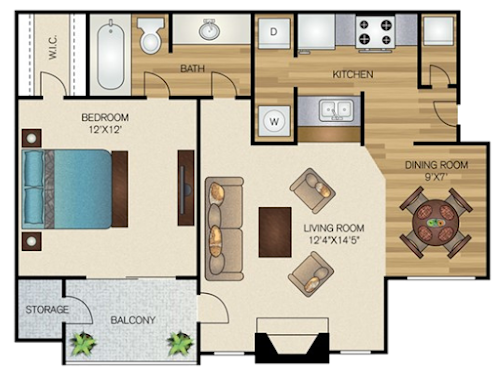 The Crosby Fort Worth Floorplan 2