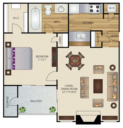 The Crosby Fort Worth Floorplan 5