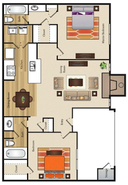 The Crosby Fort Worth Floorplan 7
