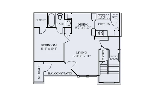The Enclave at Arlington Floorplan 3