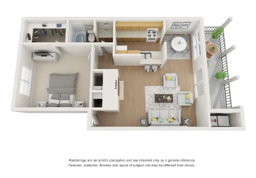 The Griffin Apartments Fort Worth Floorplan 6