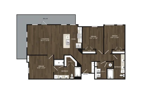 The Grove at La Frontera Arlington Floorplan 12