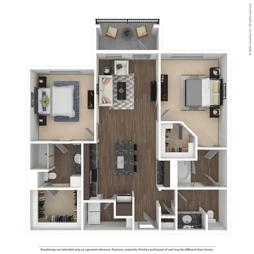 The Hadley Riverside Fort Worth Floorplan 14