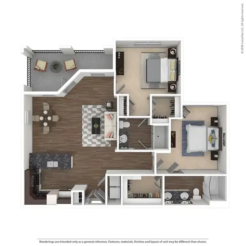 The Hadley Riverside Fort Worth Floorplan 16