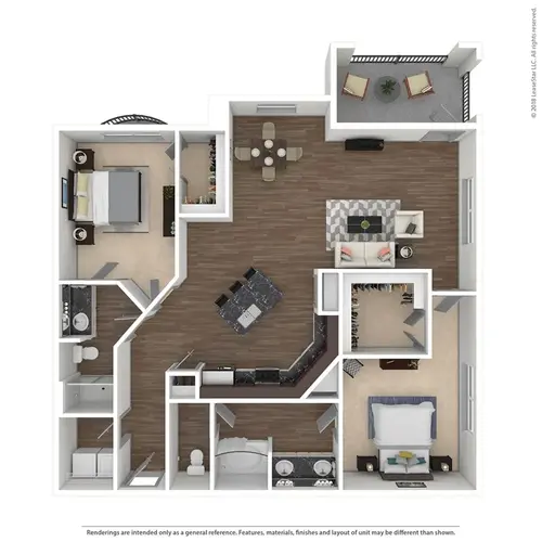 The Hadley Riverside Fort Worth Floorplan 18