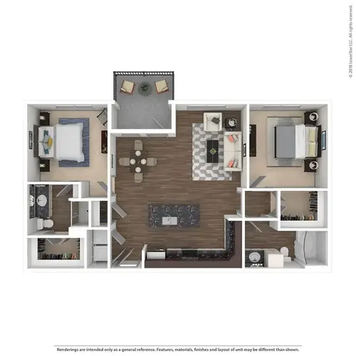 The Hadley Riverside Fort Worth Floorplan 19