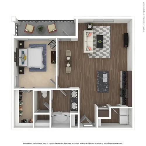 The Hadley Riverside Fort Worth Floorplan 2
