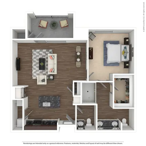 The Hadley Riverside Fort Worth Floorplan 5