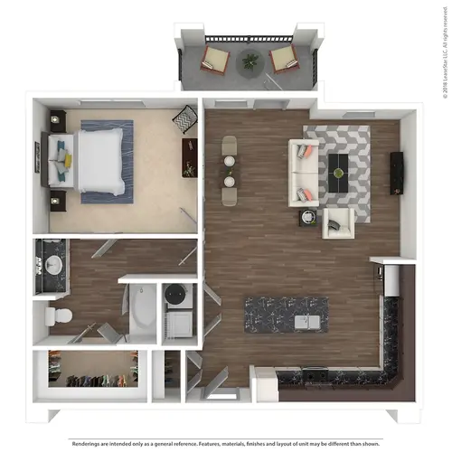 The Hadley Riverside Fort Worth Floorplan 6