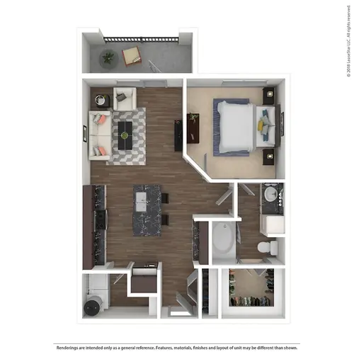 The Hadley Riverside Fort Worth Floorplan 7