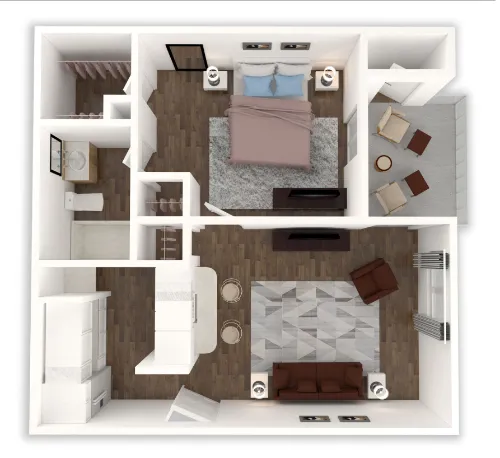 The Haven at Chisholm Trail Fort Worth Floorplan 1