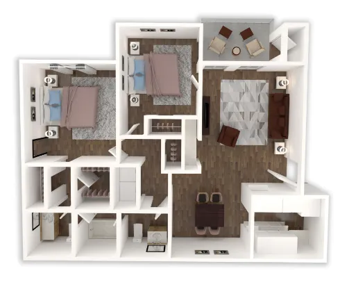 The Haven at Chisholm Trail Fort Worth Floorplan 4