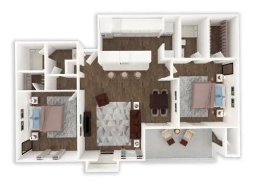 The Haven at Chisholm Trail Fort Worth Floorplan 6