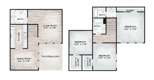 The Hayes Apartments Fort Worth Floorplan 23