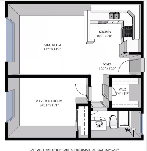 The Heights 76107 Fort Worth Floorplan 1