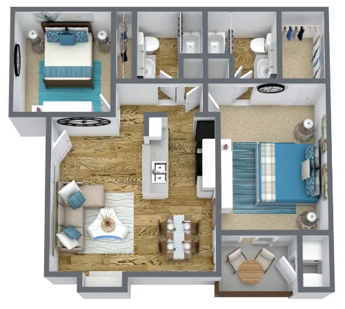 The Hub at Chisholm Trail Fort Worth Floorplan 2