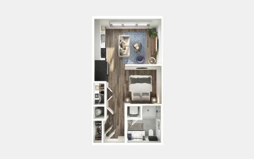 The Huntley Fort Worth Floorplan 1