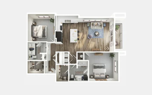 The Huntley Fort Worth Floorplan 11
