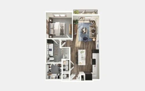 The Huntley Fort Worth Floorplan 4