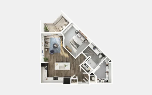 The Huntley Fort Worth Floorplan 5