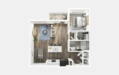 The Huntley Fort Worth Floorplan 7