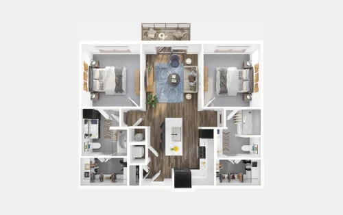 The Huntley Fort Worth Floorplan 8