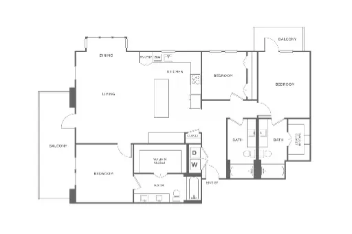 The Jackson at Viridian Arlington Floorplan 11