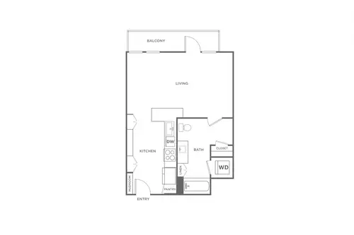 The Jackson at Viridian Arlington Floorplan 2