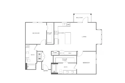 The Jackson at Viridian Arlington Floorplan 6