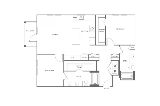 The Jackson at Viridian Arlington Floorplan 7