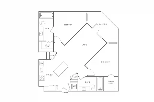 The Jackson at Viridian Arlington Floorplan 8