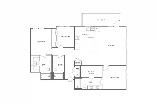 The Jackson at Viridian Arlington Floorplan 9