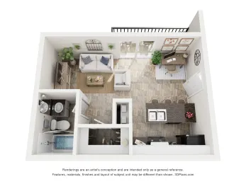 The Jones Arlington Floorplan 1