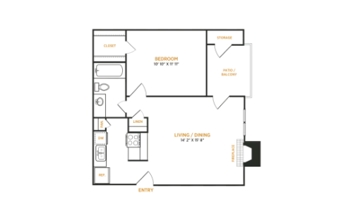 The Kace Grand Prairie Floorplan 3