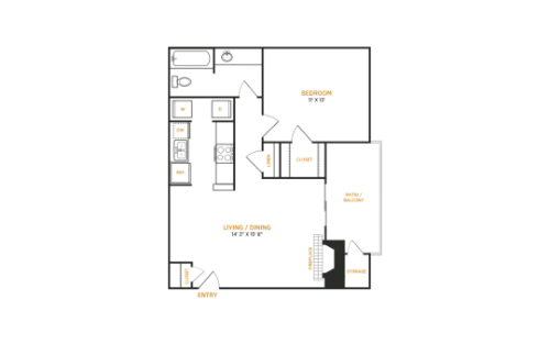 The Kace Grand Prairie Floorplan 4