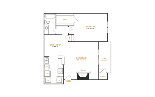 The Kace Grand Prairie Floorplan 6