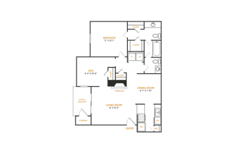 The Kace Grand Prairie Floorplan 8